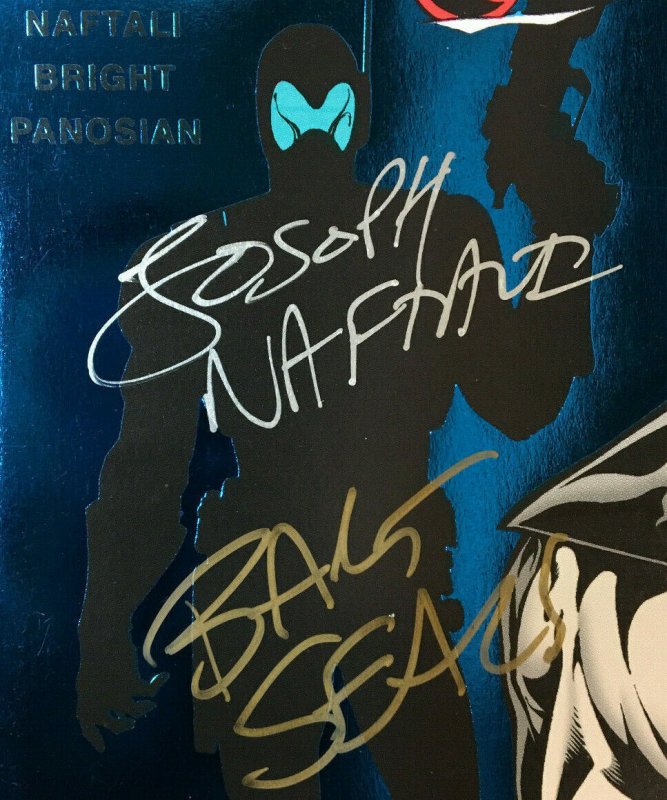 THE DARK #1 (BLUE COVER) SIGNED BY BART SEARS, AND JOSEPH NAFTALI VF-NM