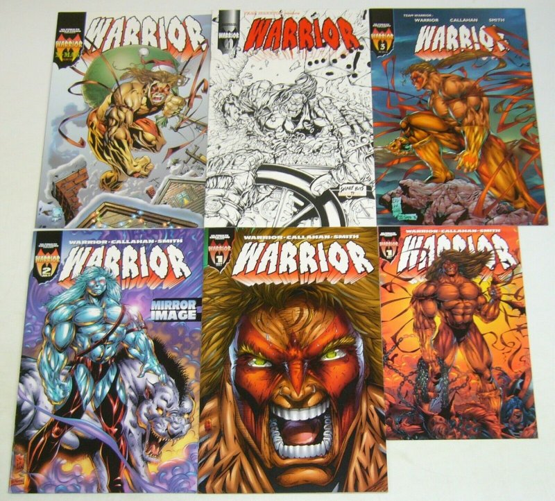 Warrior #1-4 VF/NM complete series + ashcan + x-mas special - ultimate warrior