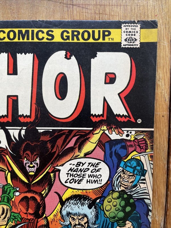 Thor #205 (1972 Marvel) 1st appearance of Blackbeard; Mephisto 