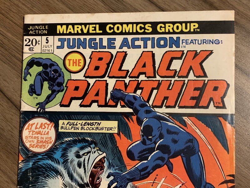 Jungle Action #5 VG 1st Black Panther Title! M'Baku Marvel 1973  MCU