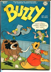 Buzzy #9 1946-DC-wacky cover-crazy stories-FN-