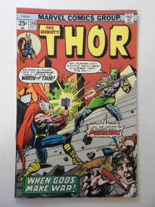 Thor #240 VG+ Condition cover detached bottom staple