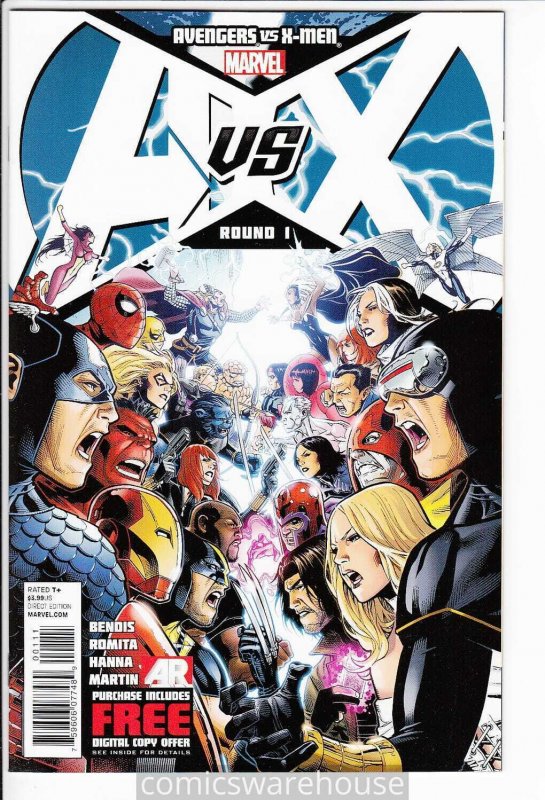 AVENGERS VS X-MEN (2012 MARVEL) #1 NM A94283