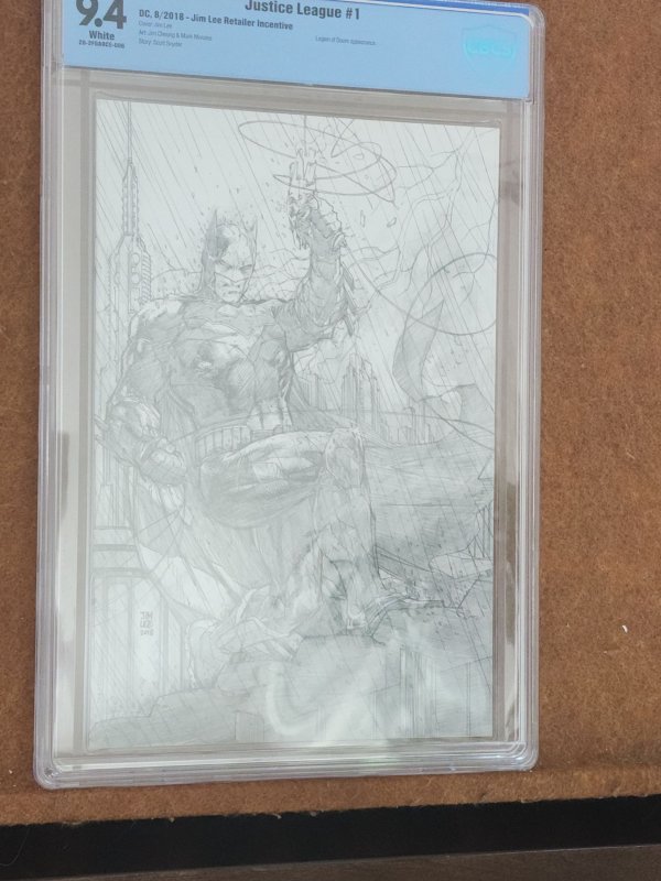 Justice League #1 Lee Sketch Cover (2018)