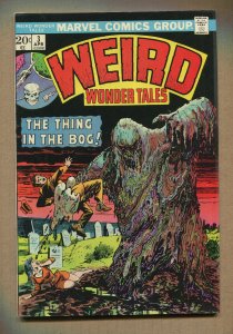 Weird Wonder Tales #3 - The Thng in the Bog - 1974 (Grade 8.5) WH