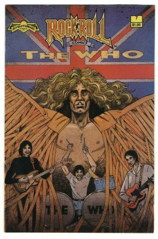 Rock N' Roll Comics #7 The Who (3rd Print) - Revolutionary Comics - 1990 