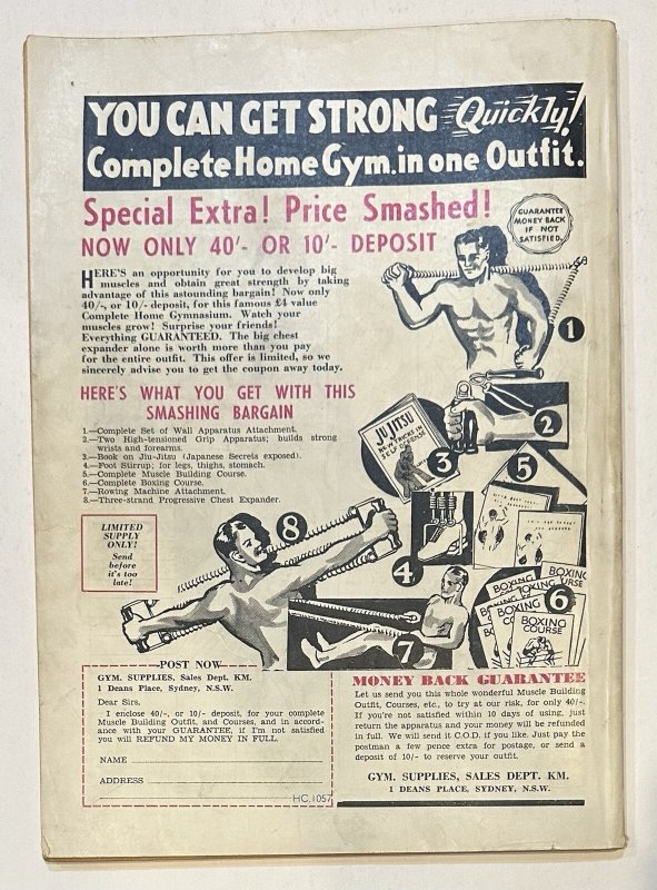 (1958) Rare Australian THE HUNDRED COMIC MONTHLY #13! Early FLASH story
