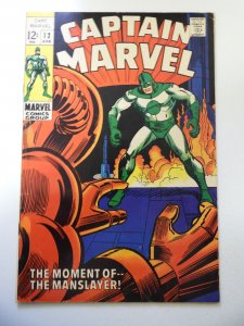Captain Marvel #12 (1969) VG/FN Condition