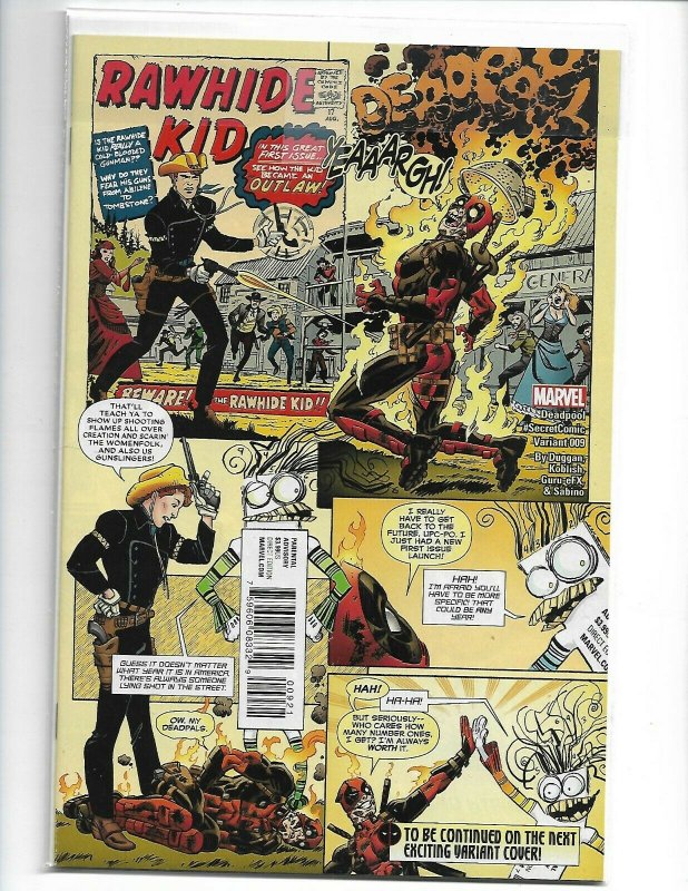 DEADPOOL #9 KOBLISH SECRET COMIC VAR (v18)