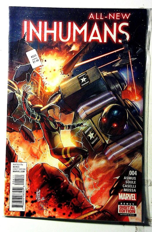 All-New Inhumans #4 (2016) Marvel Comics 1st Print Comic Book