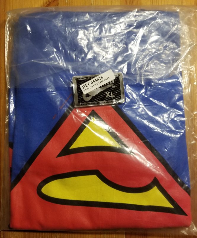 Superman T-Shirt XL Graphitti NOS w/Tags DC Comics