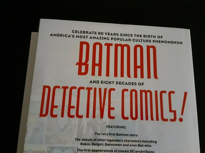 Detective : 80 Years of Batman Hardcover 1st Print Cover by Jim Lee.