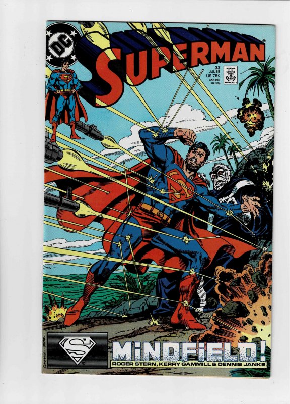 Superman #33 (1989) A Fat Mouse Almost Free Cheese 2nd Menu Item