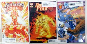 Fantastic Four Lot 3 #36 A, 36 C 1:25, 48 B 2021 Marvel 9.4 Var Comics