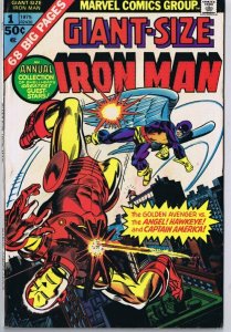 Giant Size Iron Man #1 ORIGINAL Vintage 1975 Marvel Comics 