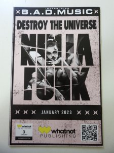 Ninja Funk #3 Virgin Variant Signed by Alex Riegel W/ COA NM condition