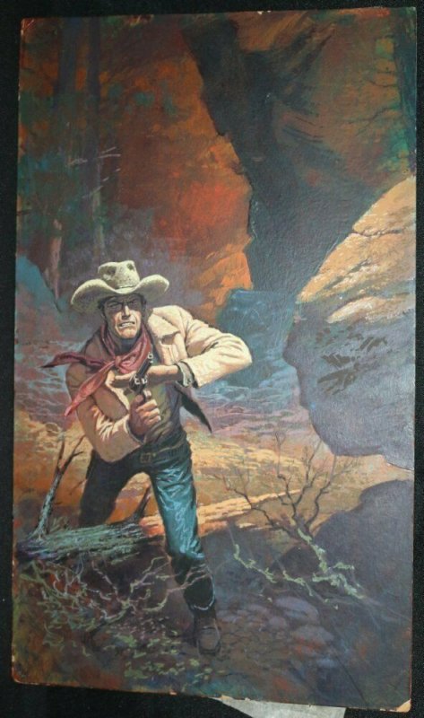 Gunsmoke Painted Art Cover - Marshal Matt Dillon 1970s art by Luis Dominguez