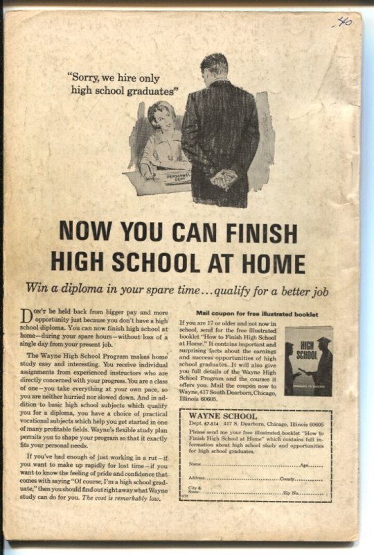 THUNDER Agents #14  1967 - Tower  -G - Comic Book