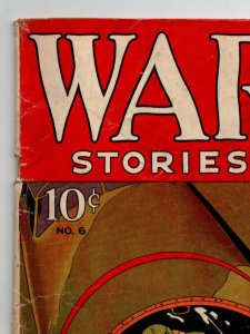 War Stories #6 - Golden Age - WW2 - Military - Dell - 1942 - (-VG)