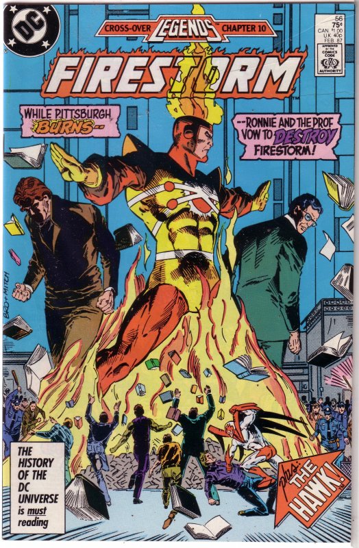 Fury of Firestorm   vol. 1  #56 FN (Legends 10)