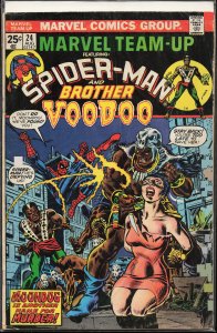 Marvel Team-Up #24 (1974) Brother Voodoo [Key Issue]