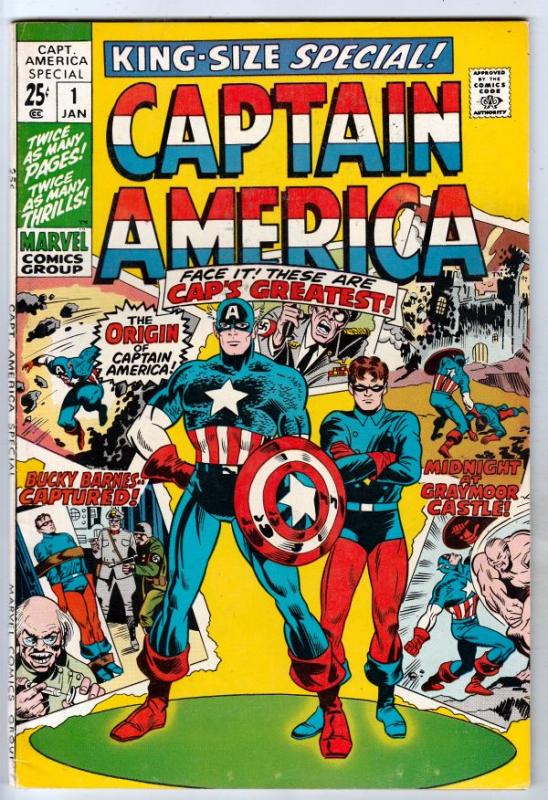 Captain America King-Size Annual #1 (Jan-74) VF/NM High-Grade Captain America