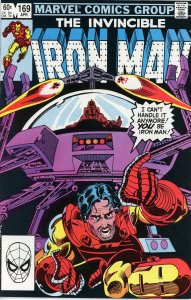 Iron Man 169  VF  1983   Tony Gives Up Being Iron Man!