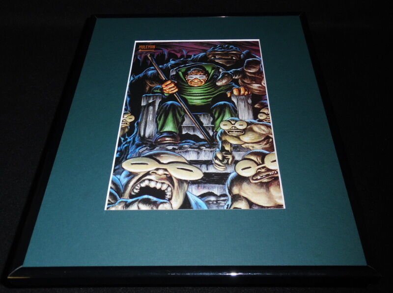 Moleman Marvel Masterpiece ORIGINAL 1992 Framed 11x14 Poster Display B