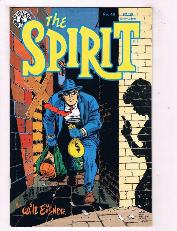 The Spirit 48 Vf Kitchen Sink Comix Comic Book Will Eisner