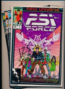 MARVEL SET OF 4-PSI FORCE #1-#4  FINE/VERY FINE (PF80)