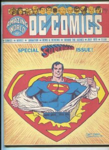 THE AMAZING WORLD OF DC COMICS #7 SPECIAL SUPERMAN ISSUE FINE-