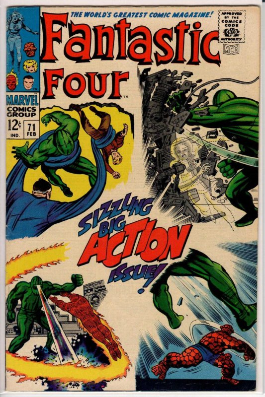 Fantastic Four #71 (1968) 6.0 FN