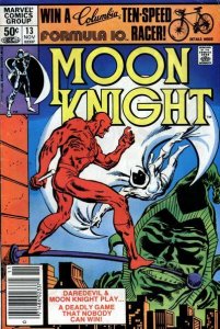 Moon Knight (1st Series) #13 (Newsstand) FN ; Marvel | Bill Sienkiewicz - Darede