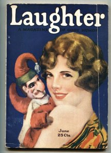 Laughter June 1926-ULTRA RARE pulp magazine-Punch and Judy