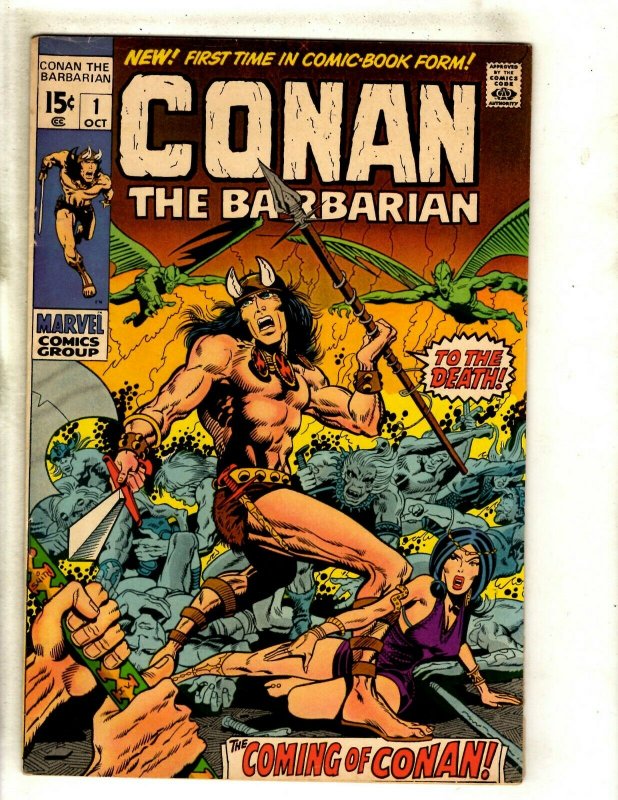 Conan The Barbarian # 1 FN/VF Marvel Comic Book Kull King Red Sonja Warrior RS1