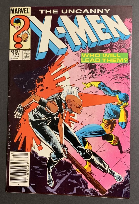 The Uncanny X-Men #201 (1986) 1st Appearance Nathan Summers (Cable) as Baby