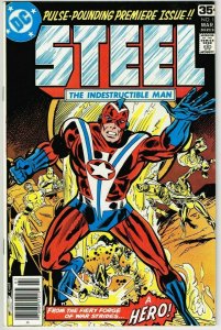 Steel The Indestructible Man #1 (1978)  9.0 VF/NM *1st Appearance Steel*