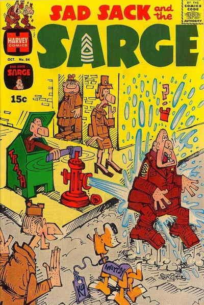 Sad Sack And The Sarge #84 VF ; Harvey | October 1970 Army Humor