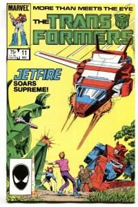 Transformers #11 1985-1st appearance of JETFIRE-comic book