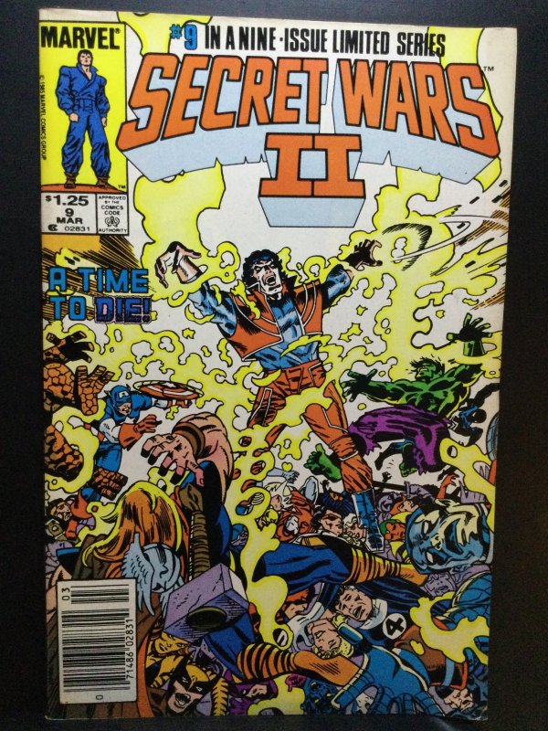 Secret Wars II #9 Newsstand Edition (1986)