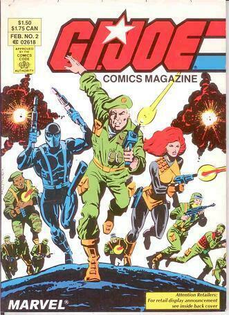 GI JOE DIGEST (COMICS MAGAZINE) 2 VF-NM Feb. 1987 COMICS BOOK