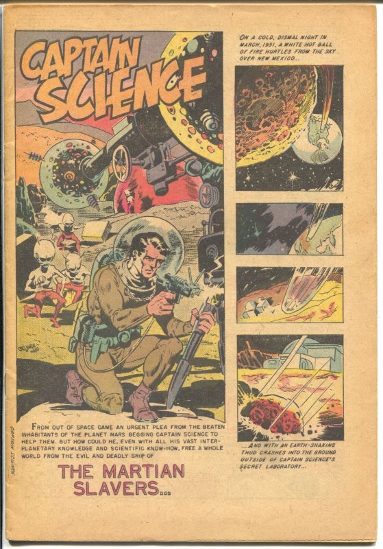 Captain Science #4 1951-Youthful-Wally Wood-Joe Orlando-P 