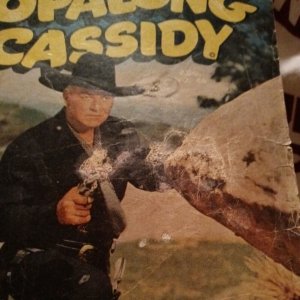 HOPALONG CASSIDY 46 western comics 1950 FAWCETT GOLDEN AGE WILLIAM BOYD  PHOTO