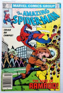 The Amazing Spider-Man #221 NEWSSTAND (FN/VF)(1981)