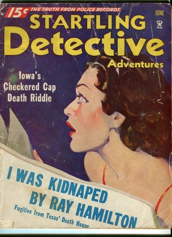 STARTLING DETECTIVE-JUNE/1935-KIDNAPED-PHANTOMS-SCREAMING BEAUTY G 