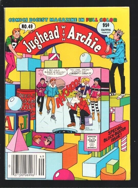 Jughead With Archie #49 1982-Fawcett--Betty & Veronica-High grade-VF