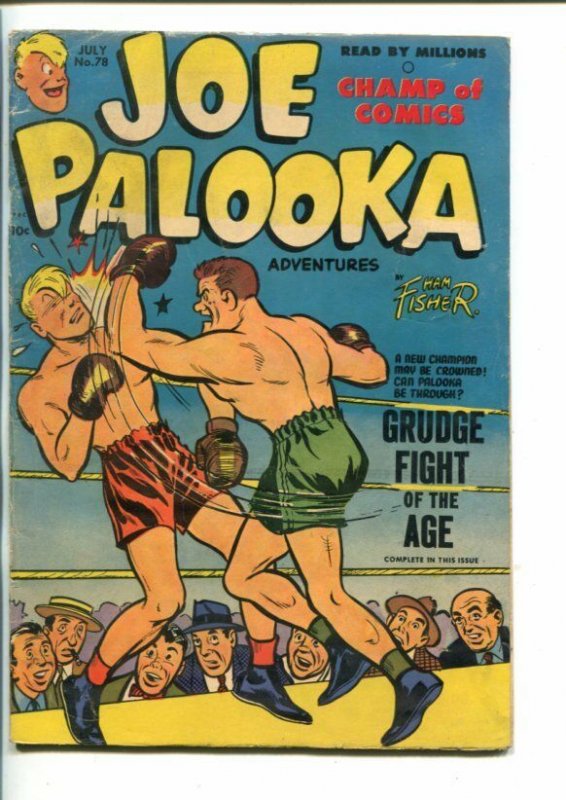 JOE PALOOKA  #78-1953-GRUDGE FIGHT-BOXING COVER-vg