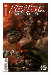 RED SONJA: BIRTH OF THE SHE-DEVIL #03 (2019) LUCIO PARILLO | 15TH ANN | TRADE
