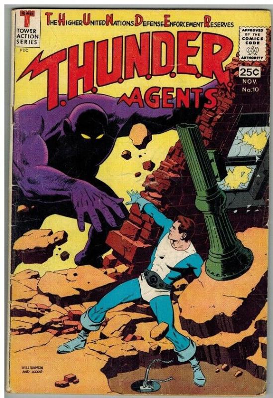 THUNDER AGENTS 10 VG November 1966  Wood