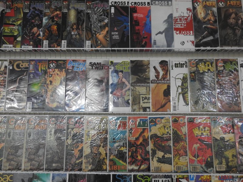 Huge Lot of 150+ Comics W/ King Kong, Witchblade, Saga Avg. Fine Condition.